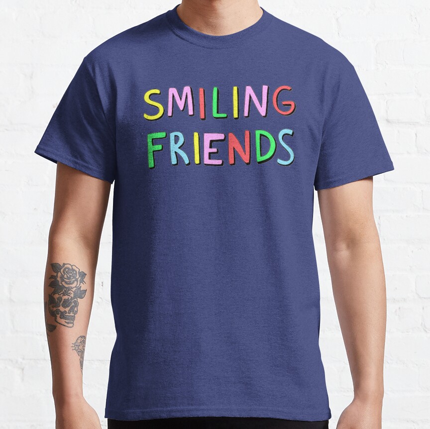 Smiling Friends Logo T-shirt - Image 4