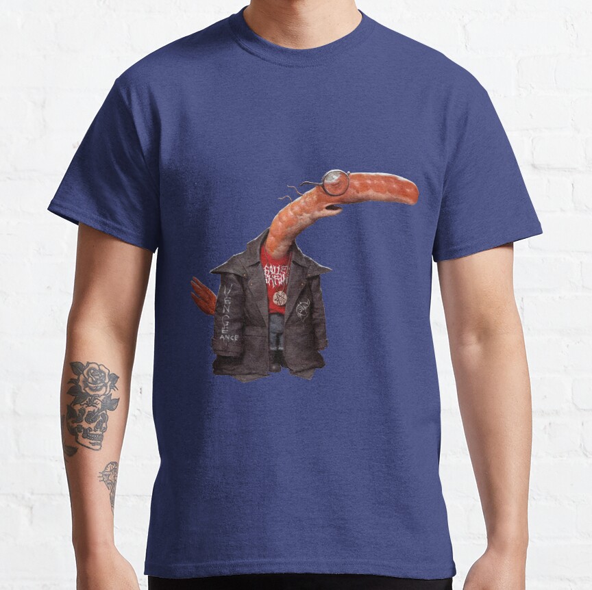 Shrimp Smiling Friends T-shirt - Image 5