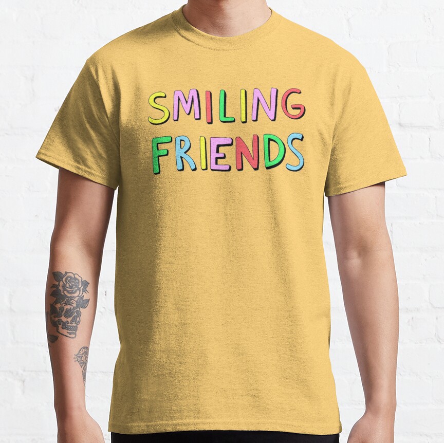 Smiling Friends Logo T-shirt - Image 6