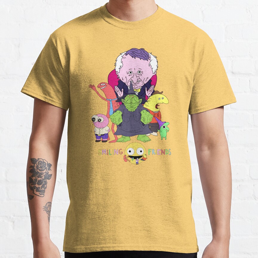 Smiling Friends Universe T-shirt - Image 6