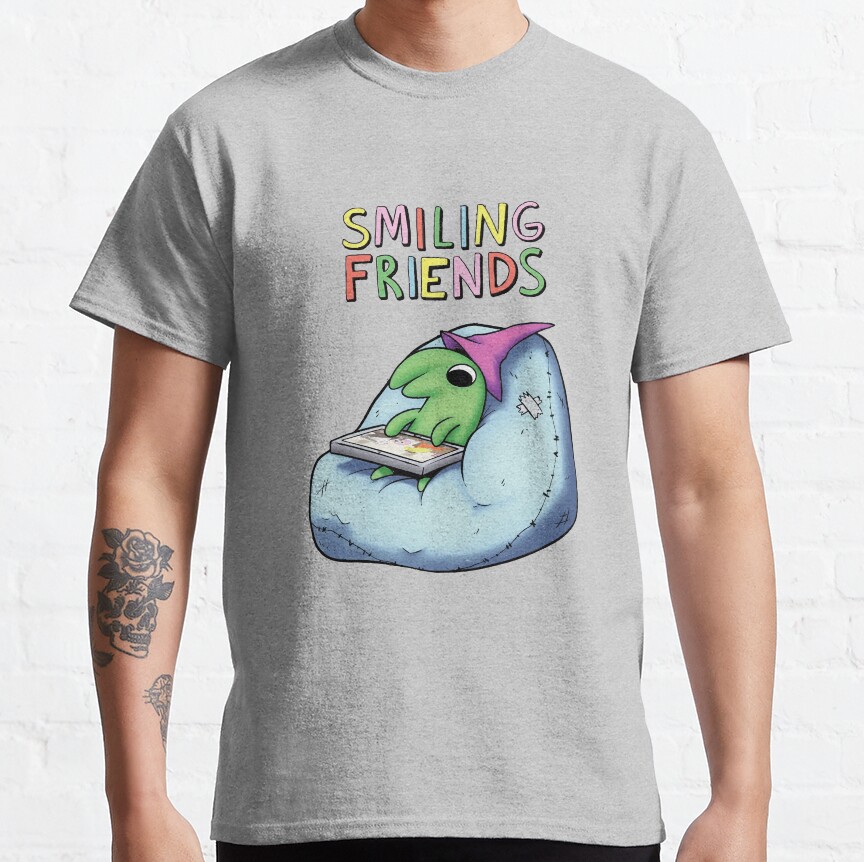Smiling Friends Gleb T-shirt - Image 3